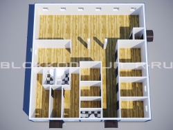 Модульная столовая из блок-контейнеров в Кетченерах